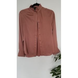 Anne Taylor Petite Blush Blouse